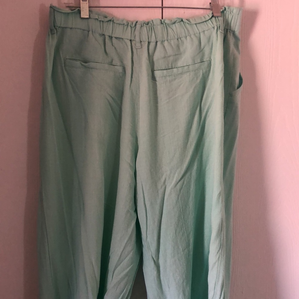 Woman’s Spring Linen Mint Green Ruby Rd. Rayon Bl… - image 8